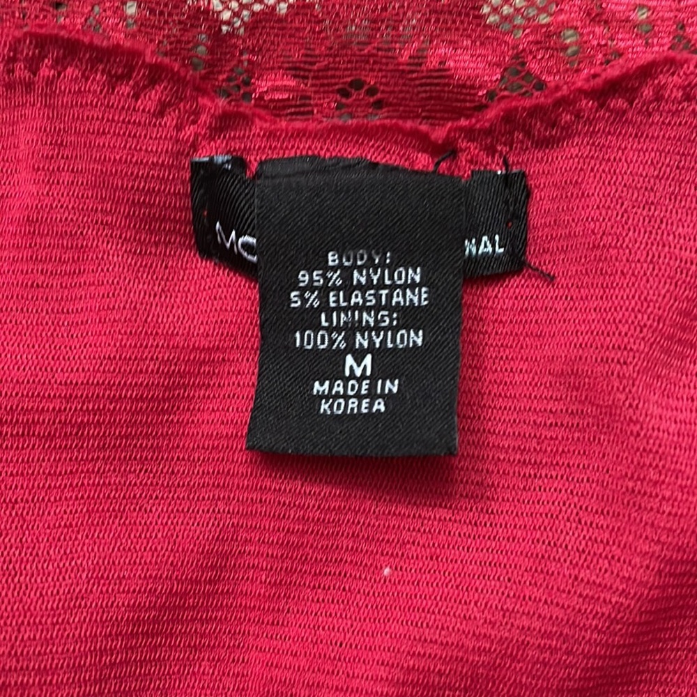 Moda SZ M Red Lace - Picture 2 of 8